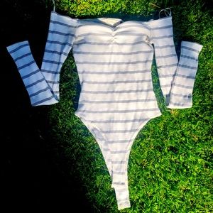 OOTDFash off the shoulder bodysuit